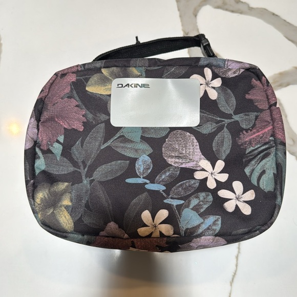 Dakine School Black Kids Tropic Dusk Lunch box / bag  5L with Floral Design - Picture 6 of 9